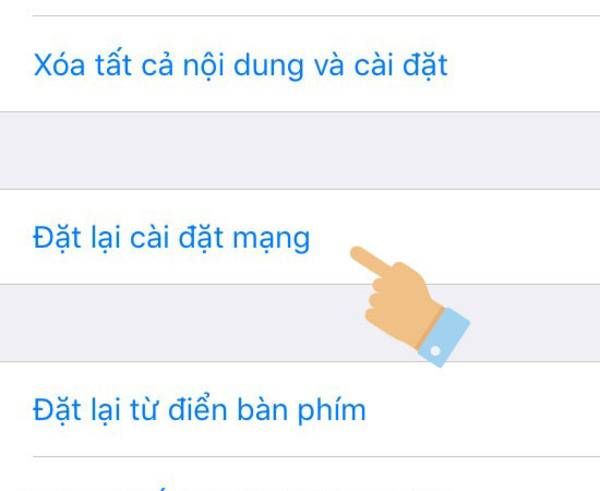 Có thể thử cài đặt lại mạng di động trên iPhone của bạn