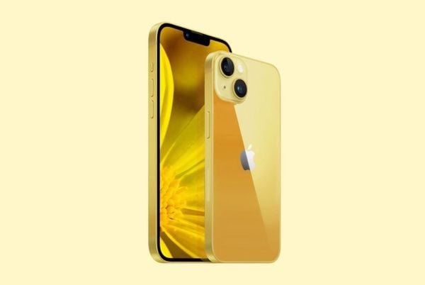 iPhone màu vàng thời thượng