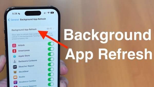 Nên tiến hành tắt tính năng Background App Refresh trên iPhone